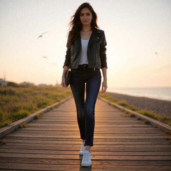 Acne Studios Flex Basement Slim With Raw Fray Cut Off Hem 29 X 32 - Picture 1 of 6